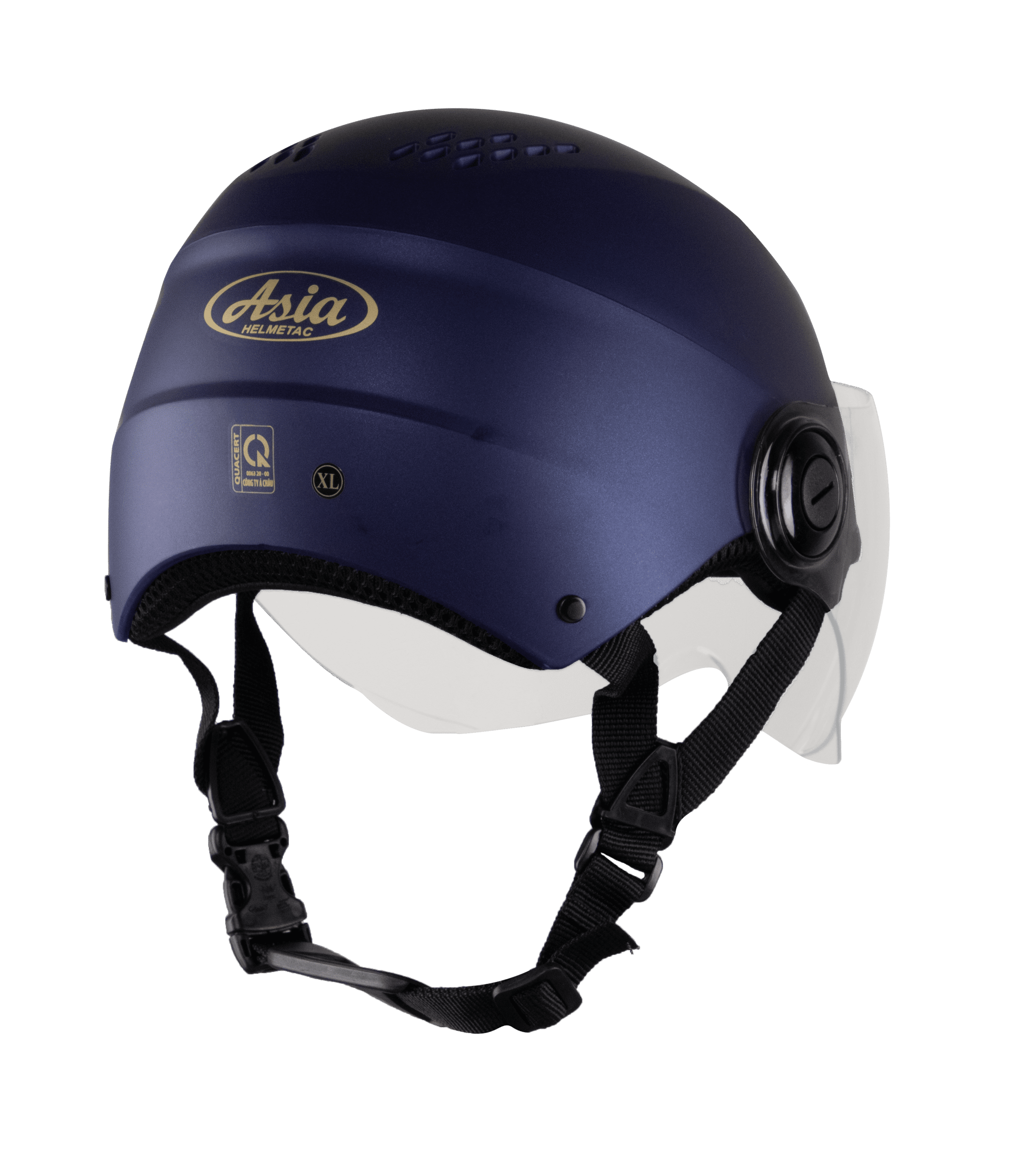 Mũ Bảo Hiểm Nửa Đầu Có Kính Asia Helmet MT-155K - Ảnh 4