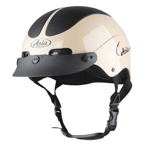 Mũ Bảo Hiểm 1/2 Đầu Asia MT-118 Lớp Đệm Và Lỗ Thông Gió | Trực tiếp từ NSX