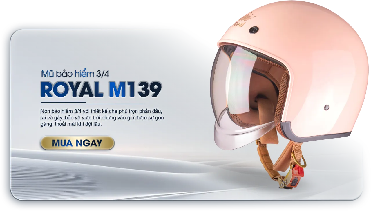 Mũ bảo hiểm Royal M139