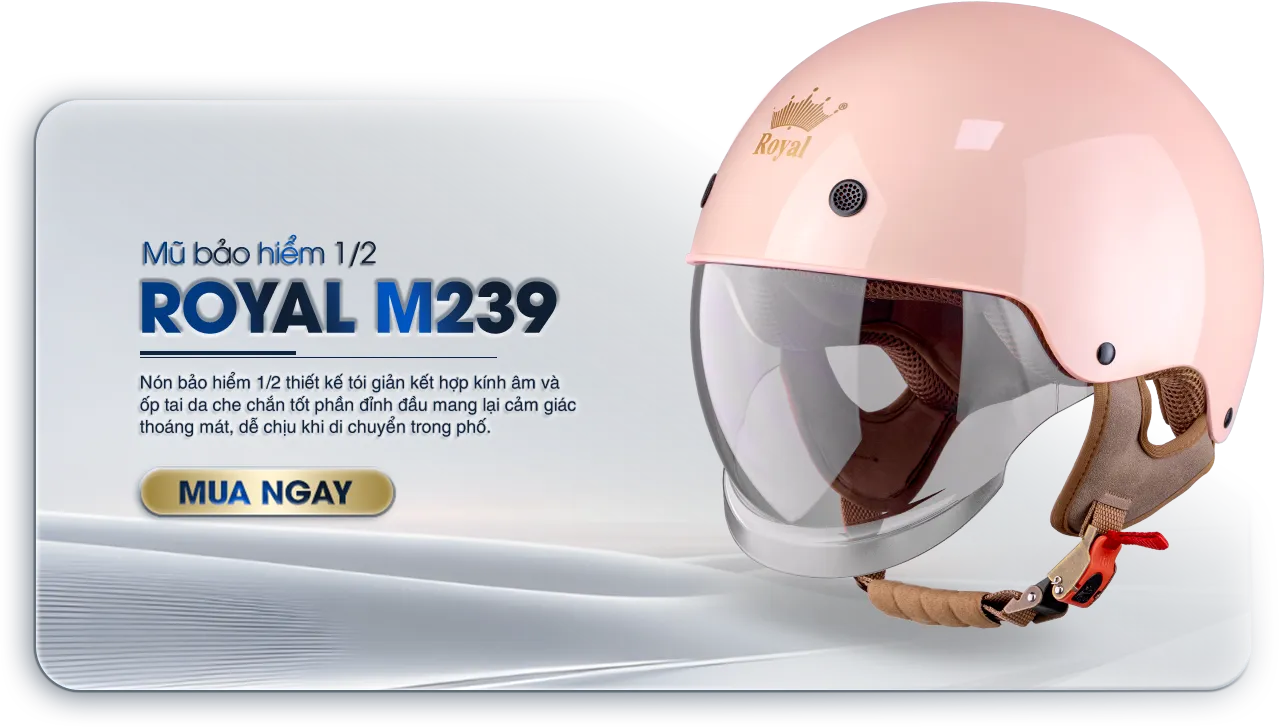 Mũ bảo hiểm Royal M239