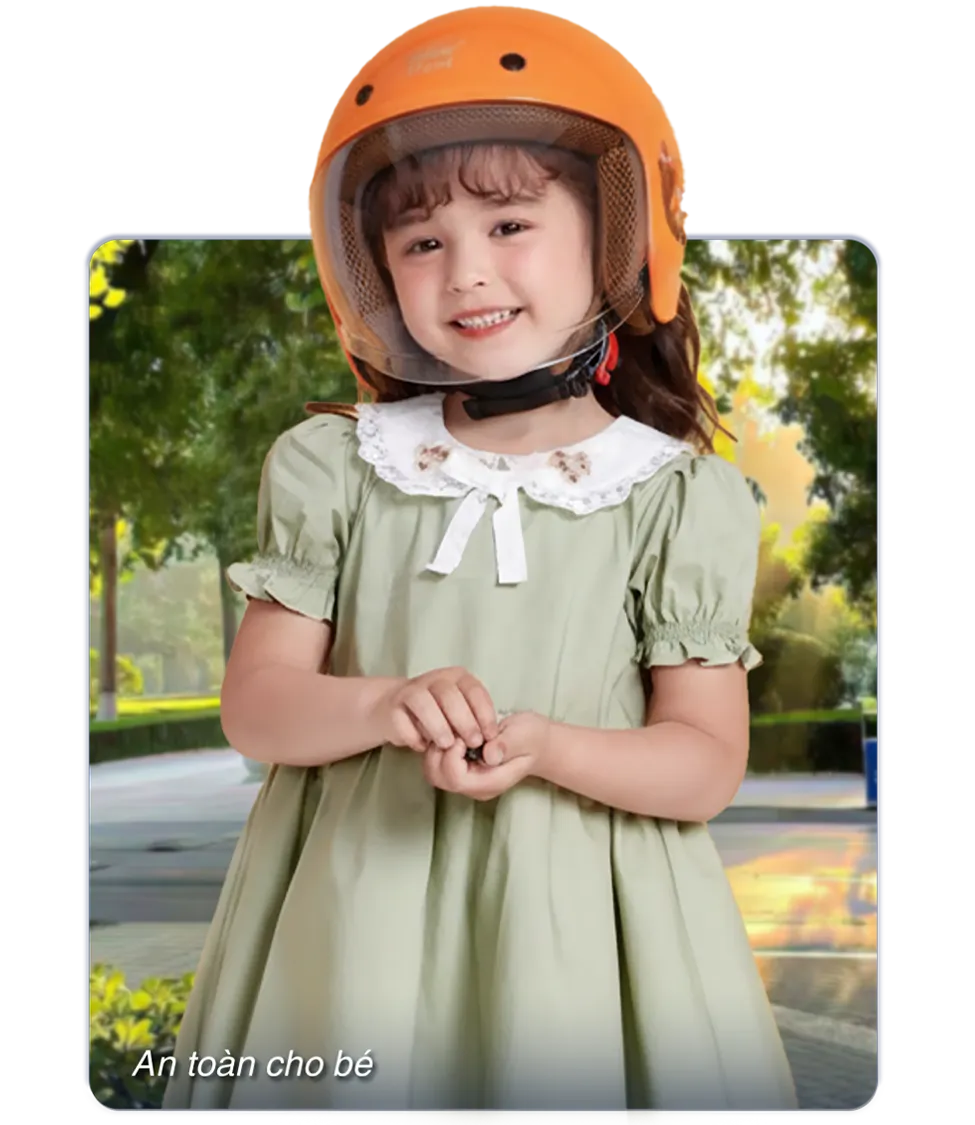 MŨ BẢO HIỂM TRẺ EM